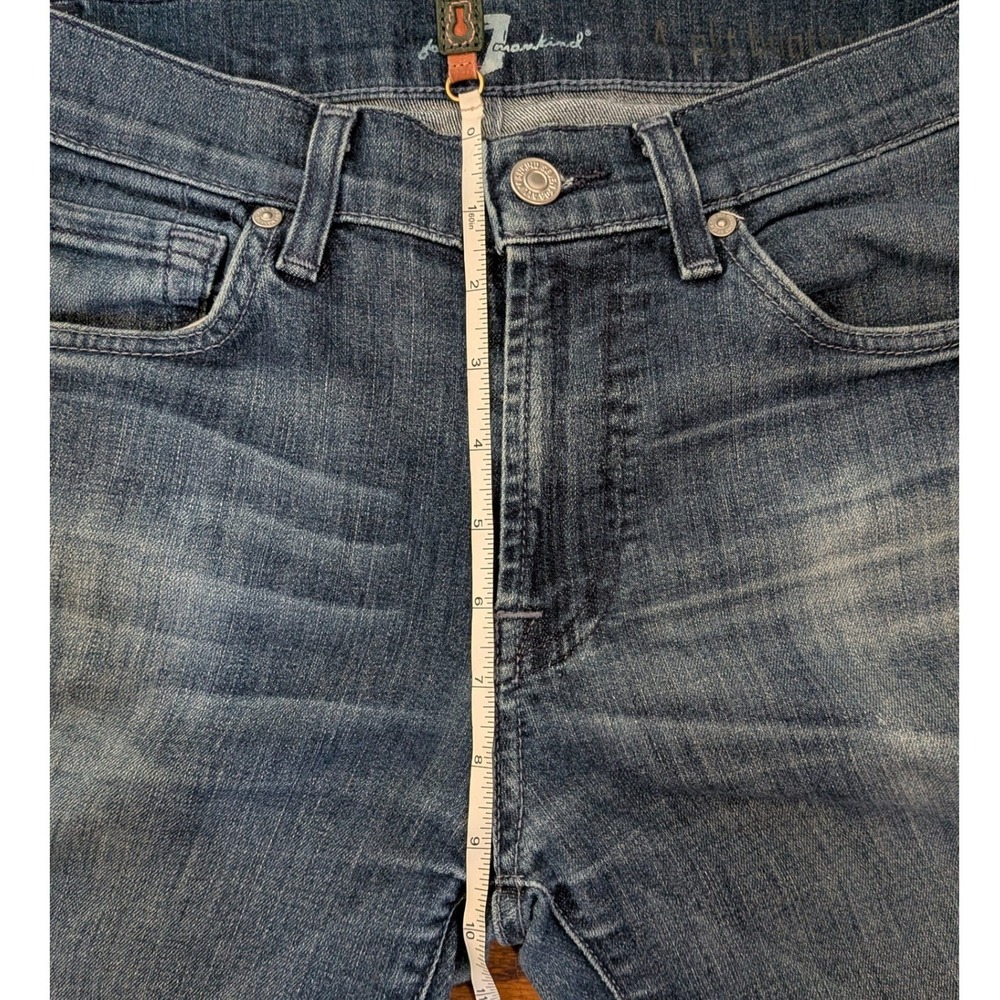 7 For All Mankind A Pocket Bootcut Jeans Dark Wash Blue Size 28 Women Denim 7FAM - Picture 6 of 8